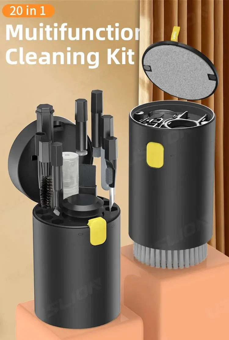 20 in 1 Multifunctional Cleaner Kit Computer Keyboard Tablet Camera Phone Screen Clean Tools Earphone Clean Brush Keycap Puller Vibes