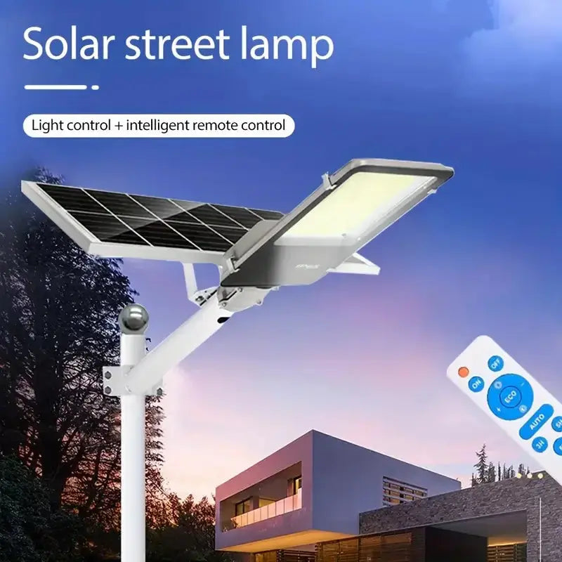 200W Powerful Solar Light Outdoor Solar Street Light 6000mah Waterproof Automatic Dusk to Dawn Street Light For Garage Garden Vibes