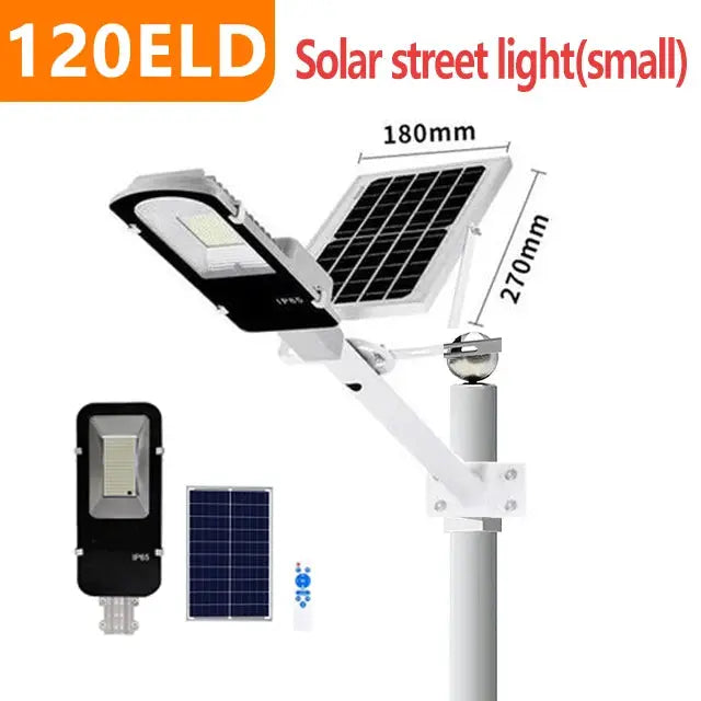 200W Powerful Solar Light Outdoor Solar Street Light 6000mah Waterproof Automatic Dusk to Dawn Street Light For Garage Garden Vibes
