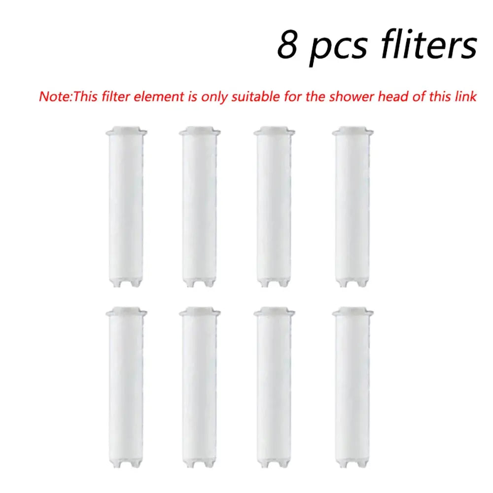 4 Modes Massage Shower Head with Brush Cotton Filters One-click Stop Water Saving High Pressure Handheld Showerhead for Bathroo Vibes