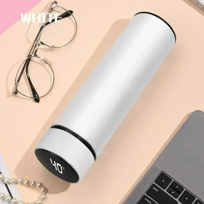 500ml Stainless Steel Thermos Bottle with Digital Temperature Display LED Intelligent Temperature Measurement Cup Vacuum Flask Vibes