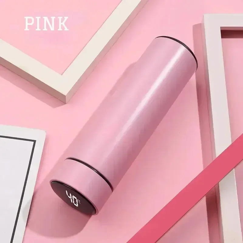 500ml Stainless Steel Thermos Bottle with Digital Temperature Display LED Intelligent Temperature Measurement Cup Vacuum Flask Vibes