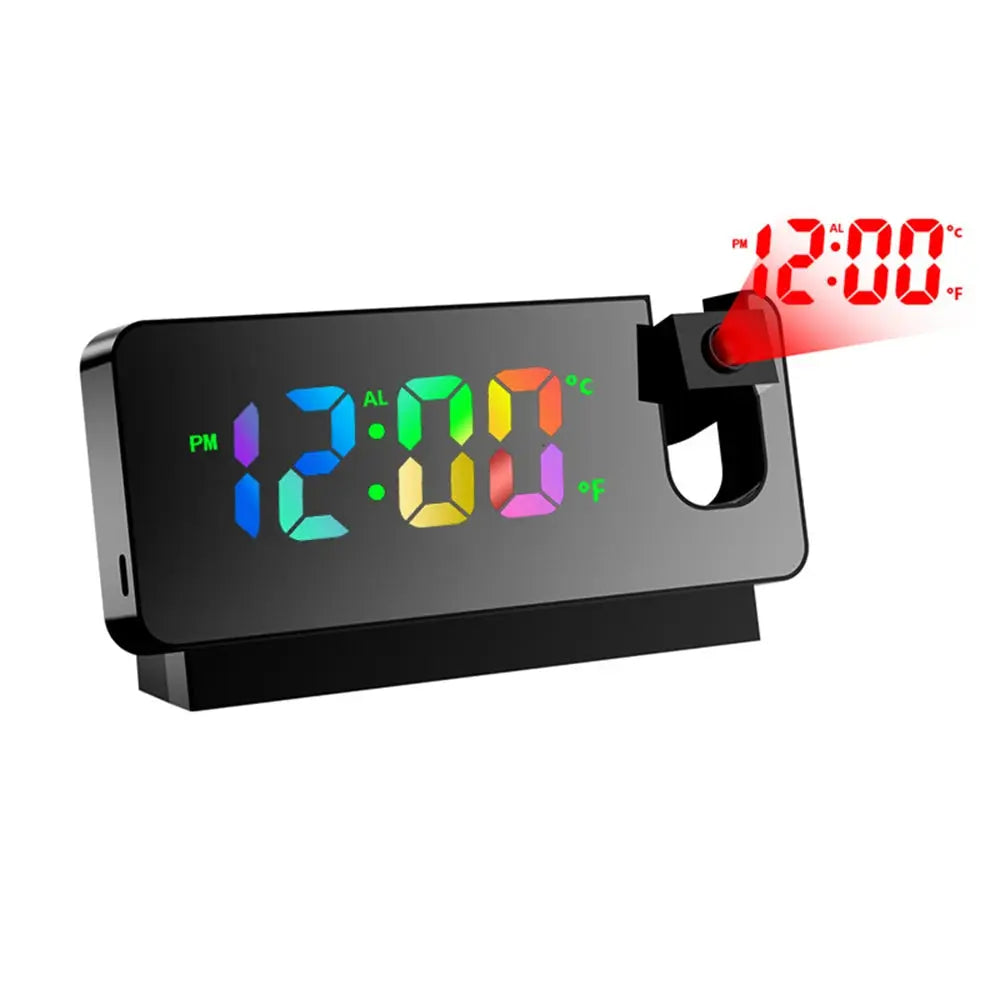 Horloge numérique avec projecteur 180 degrés Vibes