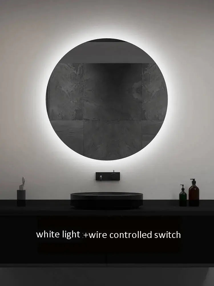Miroir LED Circulaire de salle de bain - 40cm Vibes
