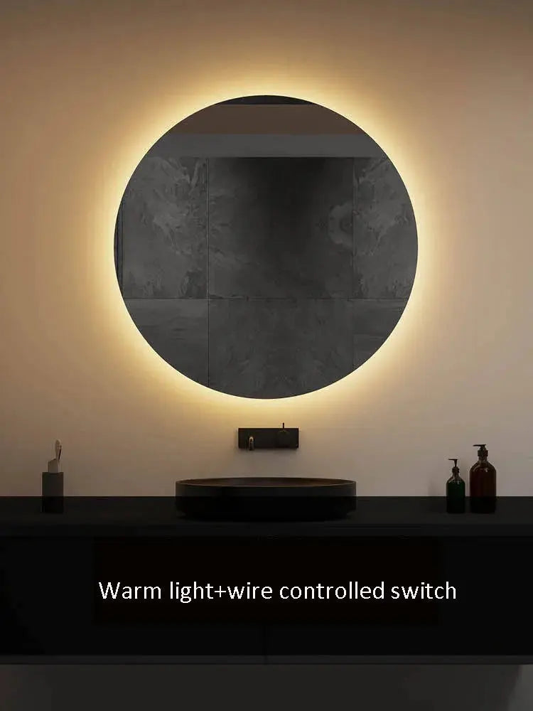 Miroir LED Circulaire de salle de bain - 40cm Vibes