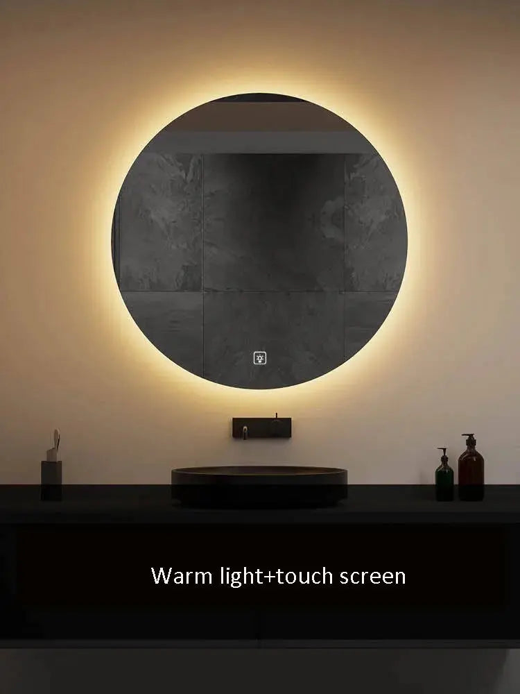 Miroir LED Circulaire de salle de bain - 40cm Vibes