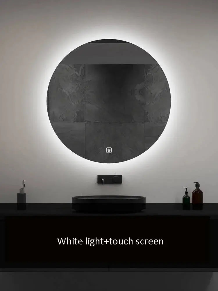 Miroir LED Circulaire de salle de bain - 40cm Vibes