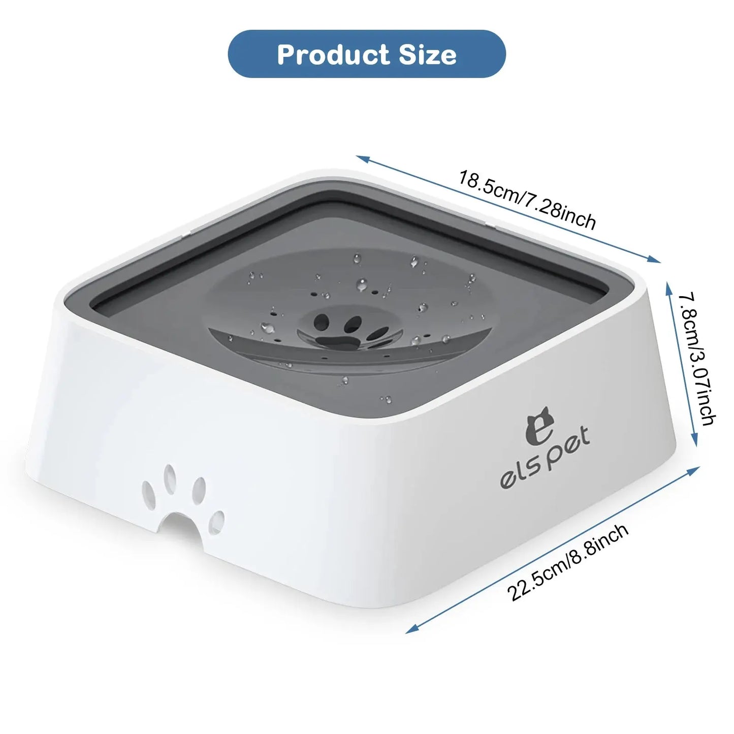 Pet Water Bowl Anti Spill Automatic Dog Bowl Vehicle Carried Floating Bowl Slow Wate Vibes