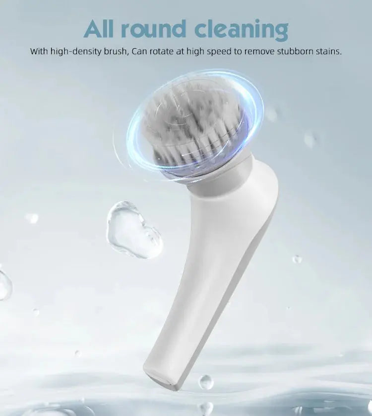 3-in-1 Multifunctional Electric Brush for Cleaning Sinks, Windows, Etc.-USB Charging, Rotating Sponge and Wire Brush Vibes