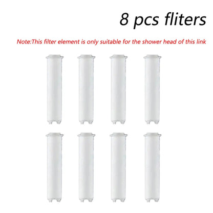 4 Modes Massage Shower Head  with Brush Cotton Filters One-click Stop Water Saving High Pressure Handheld Showerhead for Bathroo Vibes