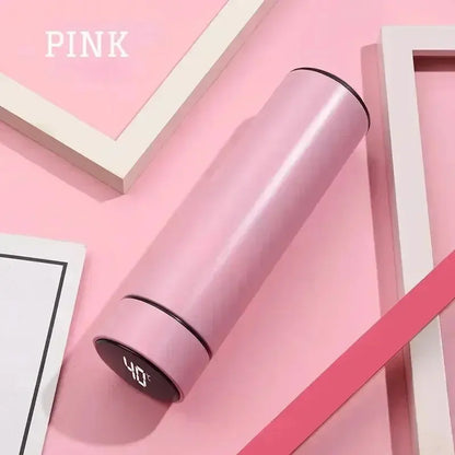 500ml Stainless Steel Thermos Bottle with Digital Temperature Display LED Intelligent Temperature Measurement Cup Vacuum Flask Vibes
