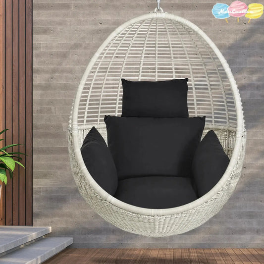 6D Black/Gray Aerial Cotton Cushion For Hanging Chairs Cushion Hanging Chair Cushion Swing Hanging Chair Vibes