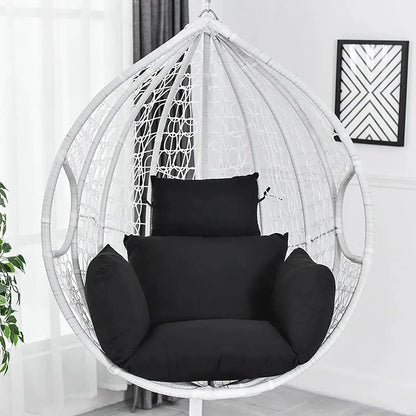 6D Black/Gray Aerial Cotton Cushion For Hanging Chairs Cushion Hanging Chair Cushion Swing Hanging Chair Vibes