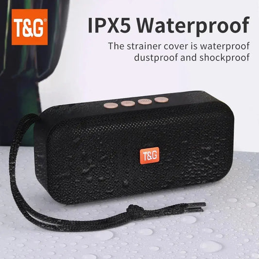 Bluetooth Speaker TG516 Portable Mini Wireless Soundbar Outdoor Indoor Subwoofer Loudspeaker Support TF Card FM Radio Waterproof Vibes