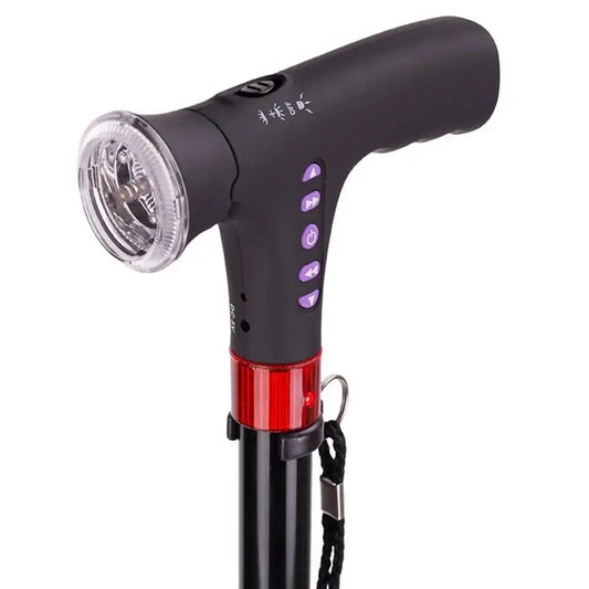 Canne de marche pliable avec lumière LED Vibes