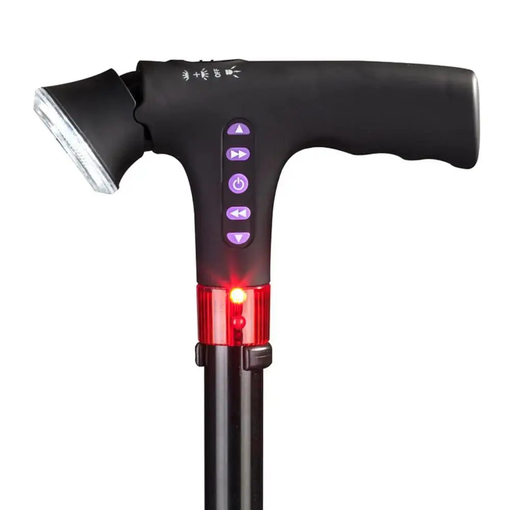 Canne de marche pliable avec lumière LED Vibes