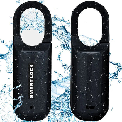 Fingerprint Padlock Smart Keyless Lock for Locker Rechargeable Gym Lock School Locker Lock Biometric Lock Backpack Lock Locker Vibes