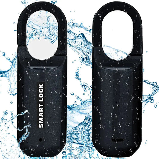 Fingerprint Padlock Smart Keyless Lock for Locker Rechargeable Gym Lock School Locker Lock Biometric Lock Backpack Lock Locker Vibes