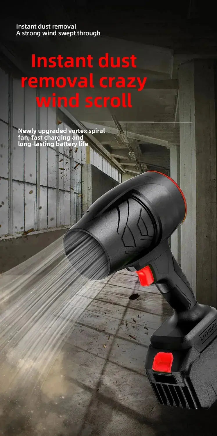 Industrial Grade Portable Wireless Electric Blower Dust Remover Two-In-One Leaf Blower Snow Removal Tool From China Mainland Vibes
