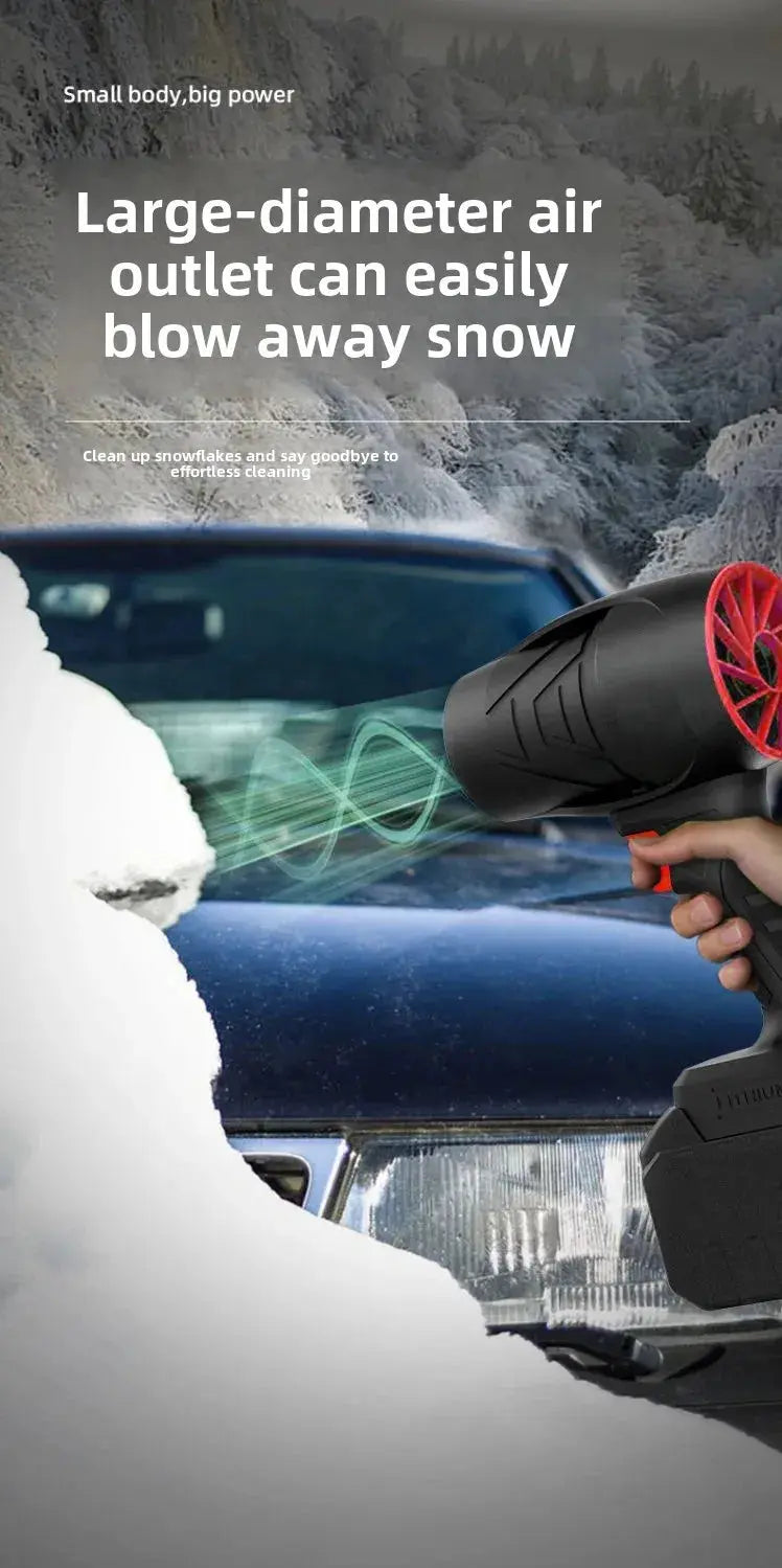 Industrial Grade Portable Wireless Electric Blower Dust Remover Two-In-One Leaf Blower Snow Removal Tool From China Mainland Vibes