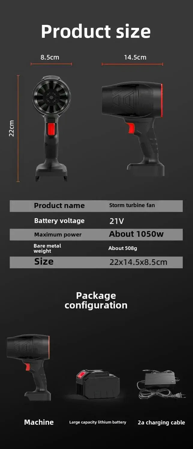 Industrial Grade Portable Wireless Electric Blower Dust Remover Two-In-One Leaf Blower Snow Removal Tool From China Mainland Vibes