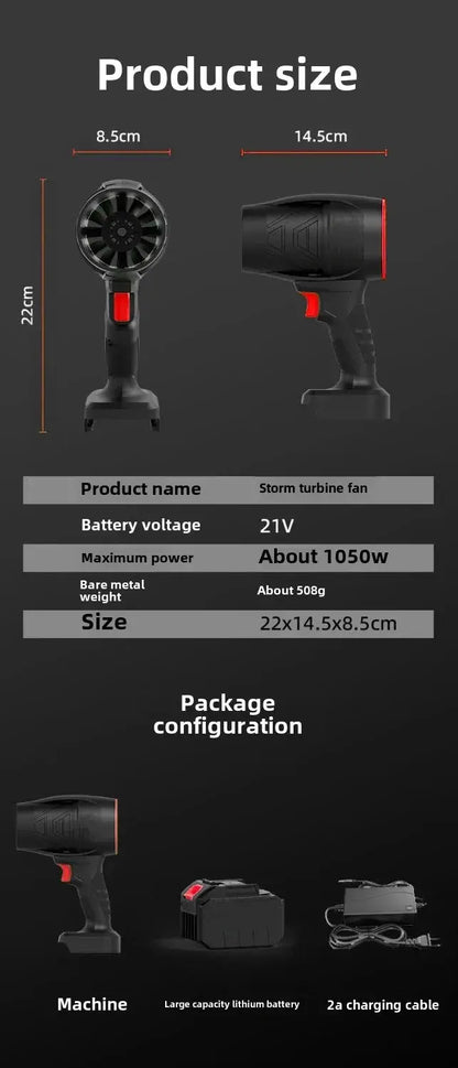 Industrial Grade Portable Wireless Electric Blower Dust Remover Two-In-One Leaf Blower Snow Removal Tool From China Mainland Vibes