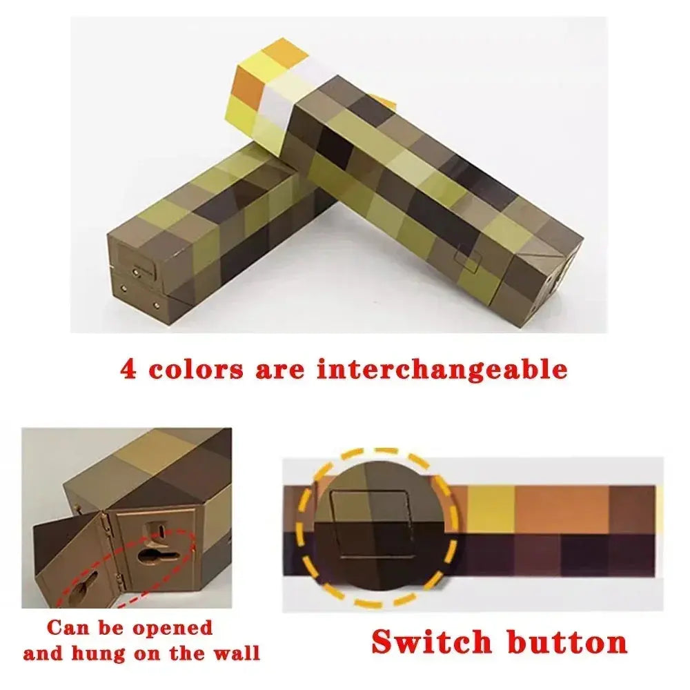 Lumière torche Minecraft - LED USB Vibes