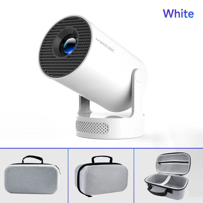 Magcubic 4K HY300 Pro + Projector Built in 5W Speaker 1280*720P Android 11 8000 Lumens Wifi6 BT5.4 Outdoor Portable Projector Vibes