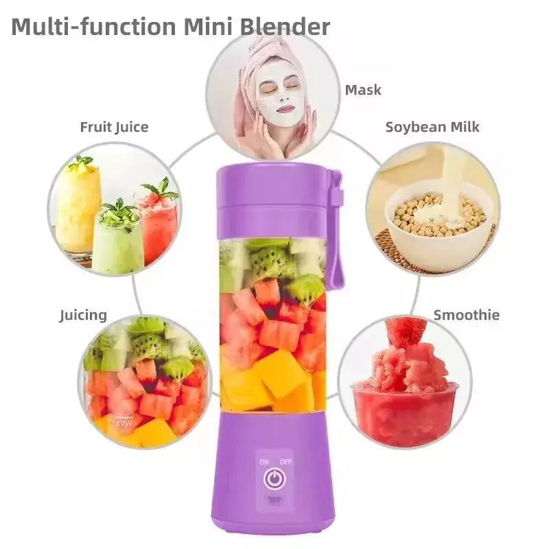 Mini blender portable USB – smoothies, milkshakes & jus partout Vibes