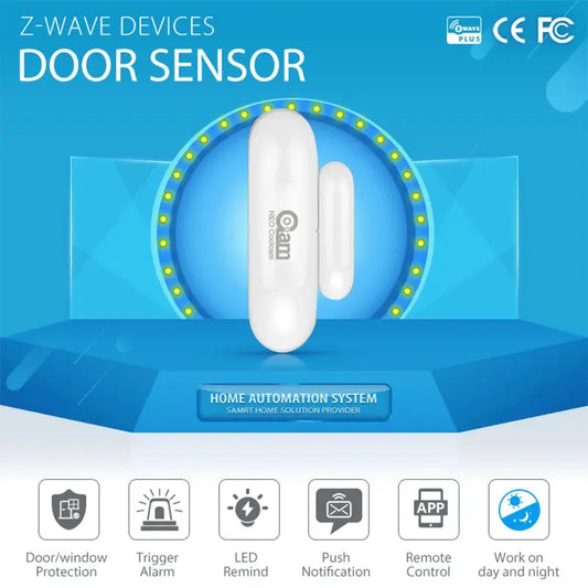 NEO Z-Wave Plus Door And Window Sensor Smart Home Automation Sensor EU 868.4MHZ Compatiable With Z wave 300 500 Series Vibes