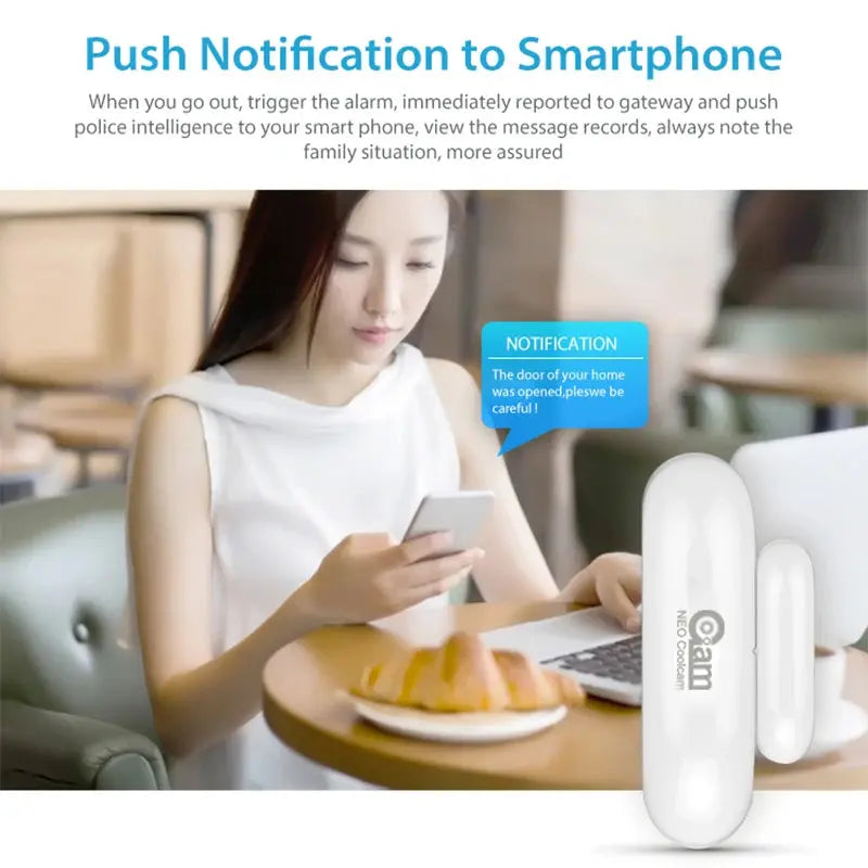 NEO Z-Wave Plus Door And Window Sensor Smart Home Automation Sensor EU 868.4MHZ Compatiable With Z wave 300 500 Series Vibes