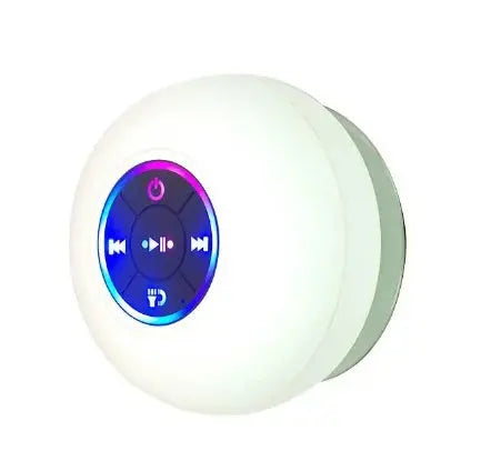 New Bathroom Waterproof Wireless LED Bluetooth Speaker Large Suction Cup Mini Portable Speaker Outdoor Sports Stereo Speaker Vibes