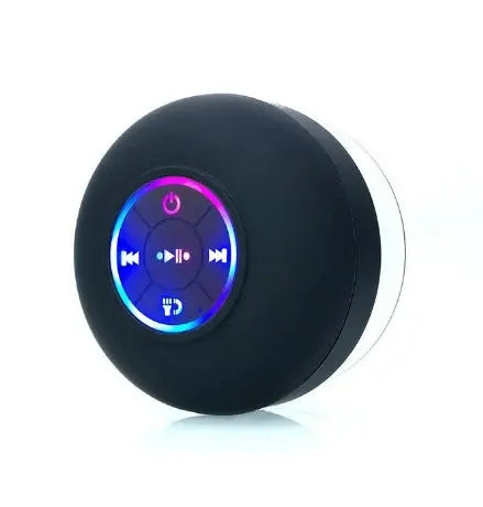 New Bathroom Waterproof Wireless LED Bluetooth Speaker Large Suction Cup Mini Portable Speaker Outdoor Sports Stereo Speaker Vibes