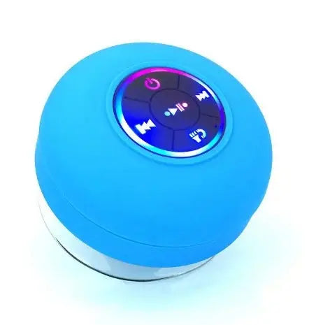 New Bathroom Waterproof Wireless LED Bluetooth Speaker Large Suction Cup Mini Portable Speaker Outdoor Sports Stereo Speaker Vibes