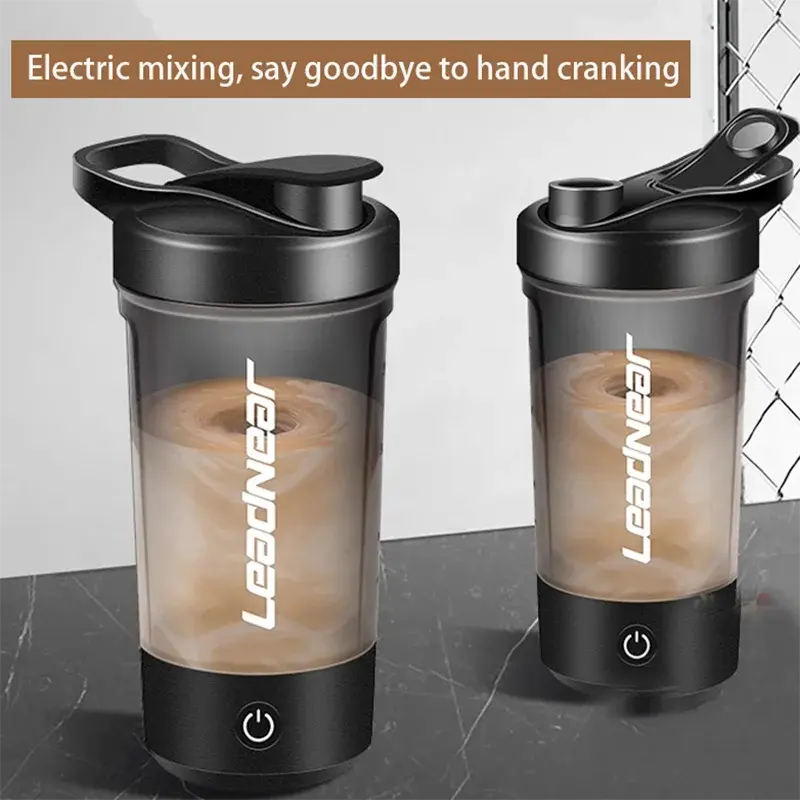 New Self-Stirring Shaker Cup Automatic Stirring Cup for Protein Shakes and Meal Usb Rechargeable Shaker Portable Mixing Cups Vibes