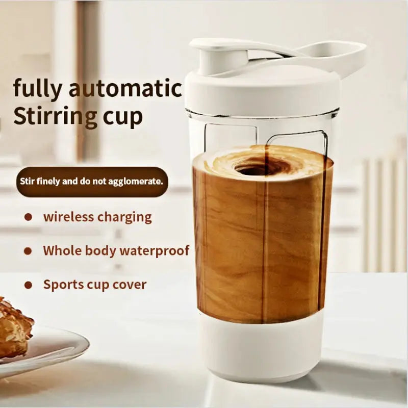 New Self-Stirring Shaker Cup Automatic Stirring Cup for Protein Shakes and Meal Usb Rechargeable Shaker Portable Mixing Cups Vibes