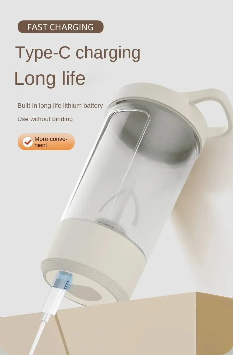 New Self-Stirring Shaker Cup Automatic Stirring Cup for Protein Shakes and Meal Usb Rechargeable Shaker Portable Mixing Cups Vibes
