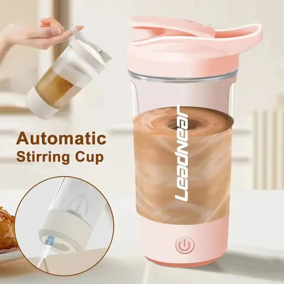 New Self-Stirring Shaker Cup Automatic Stirring Cup for Protein Shakes and Meal Usb Rechargeable Shaker Portable Mixing Cups Vibes
