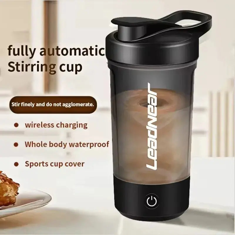 New Self-Stirring Shaker Cup Automatic Stirring Cup for Protein Shakes and Meal Usb Rechargeable Shaker Portable Mixing Cups Vibes