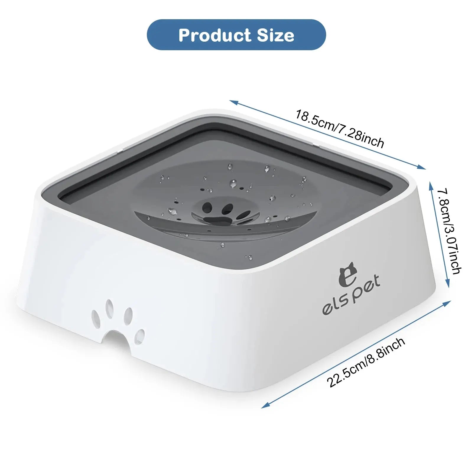 Pet Water Bowl Anti Spill Automatic Dog Bowl Vehicle Carried Floating Bowl Slow Wate Vibes