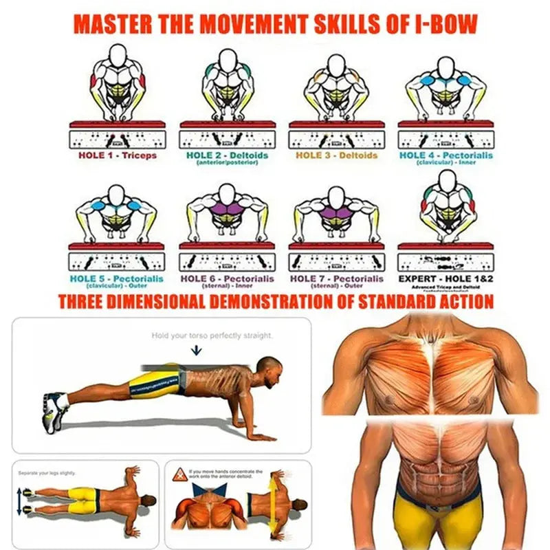 Planche de pompes multifonctions - Entraînement intensif Vibes